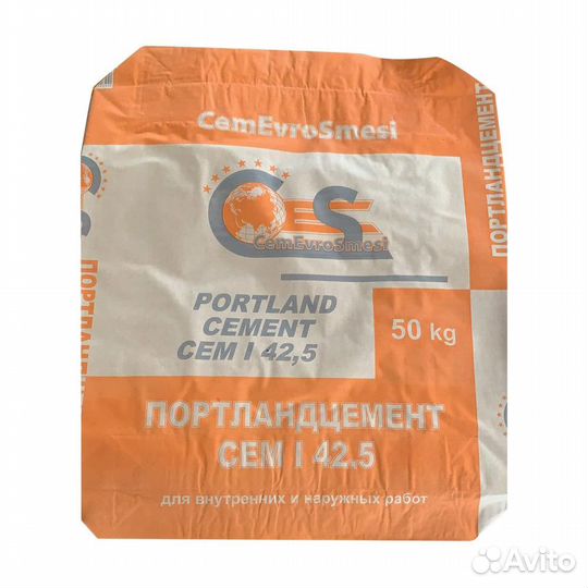 Цемент М500 Д0 цем I 42,5 50 кг