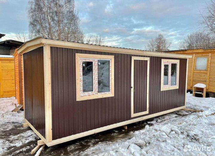 Бытовки новые деревянные с доставкой за 12 часов