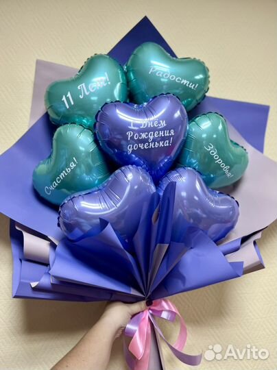 Красивые букеты из сердец