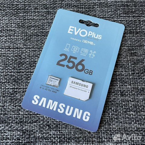 Карта памяти MicroSD Samsung EVO Plus 256Gb объявление продам