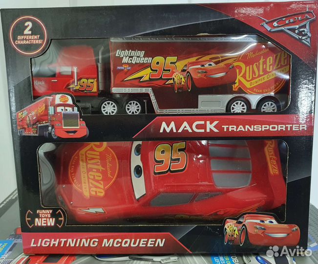 Набор машинок тачки