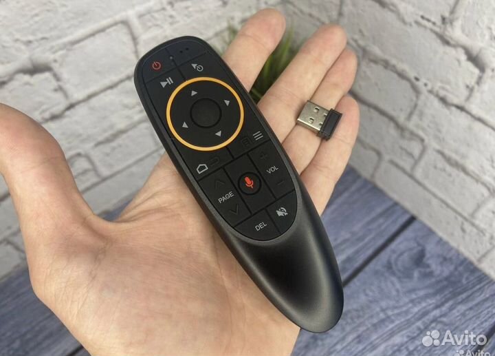 Голосовой пульт с гироскопом аэромышь для тв