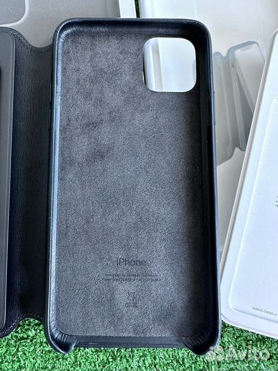 Чехол оригинал кожанный для iPhone 11 Pro Max