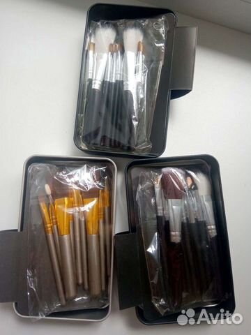 Кисти для макияжа набор 12 шт Mac,Huda Beauty