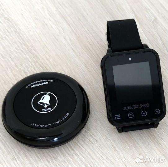 Кнопка вызова персонала/официанта, кассира, охраны