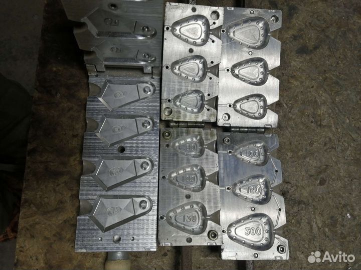 Формы для литья грузил