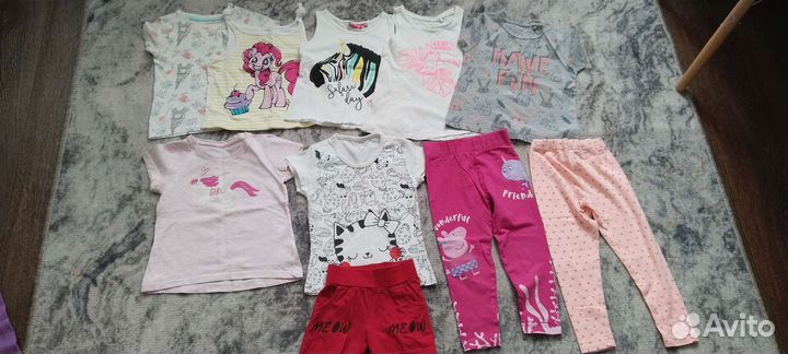 Вещи пакетом на девочку 98