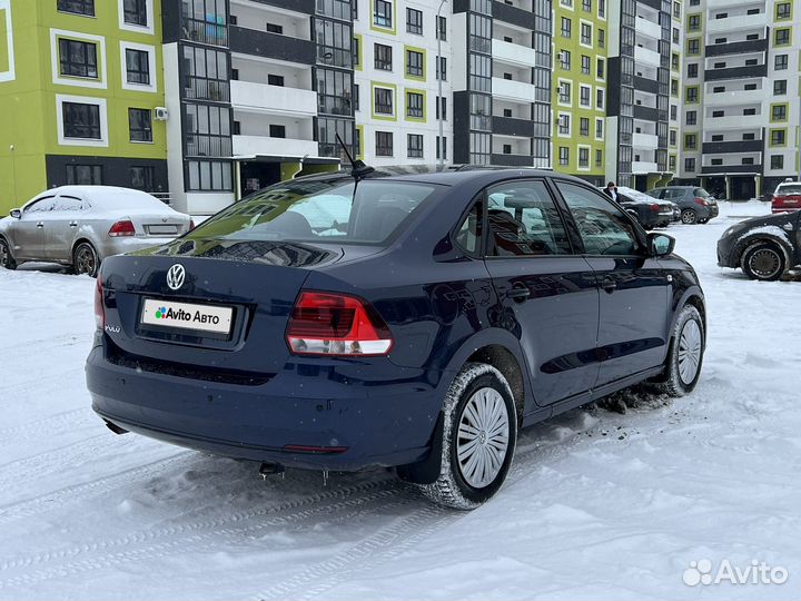 Volkswagen Polo 1.6 AT, 2017, 117 000 км