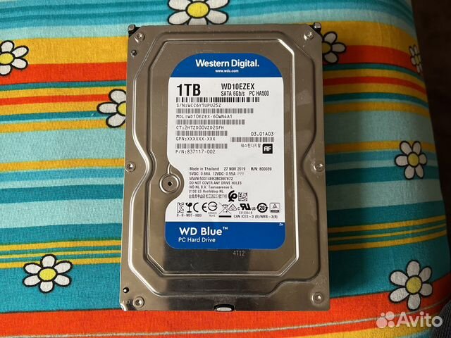 Жесткий диск 1 тв western digital