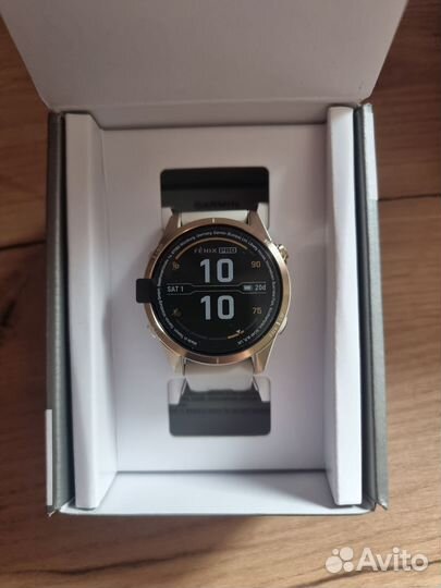 Garmin fenix 7 s pro sapphire solar soft gold