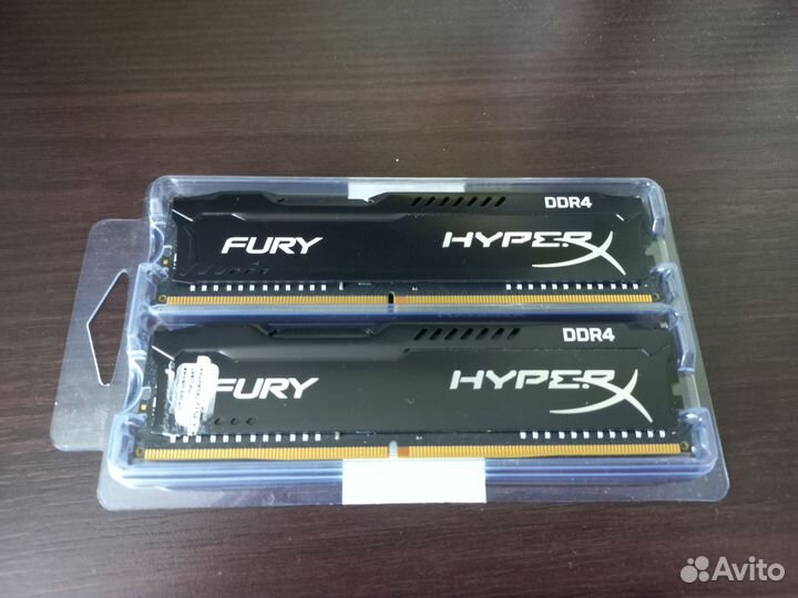 Оперативная память Kingston HyperX Fury ddr4 8 gb