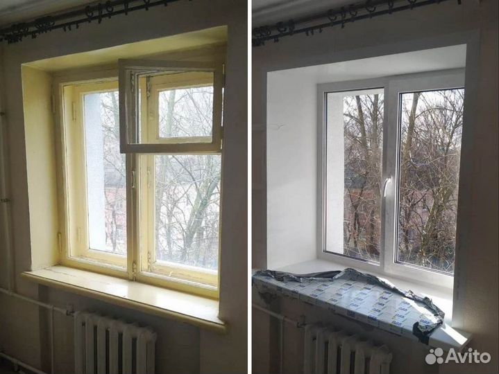 Окна пвх новые / монтаж пластиковых окон