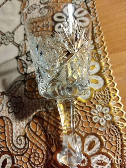 Хрустальный колокольчик Богемия