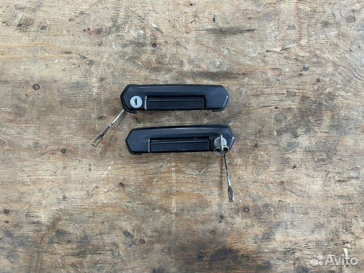 Ручки дверей Нива Урбан 21214 Черные металл Бронто