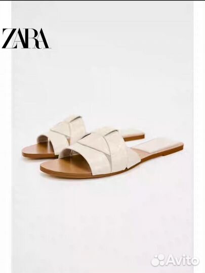 Шлепанцы zara 38