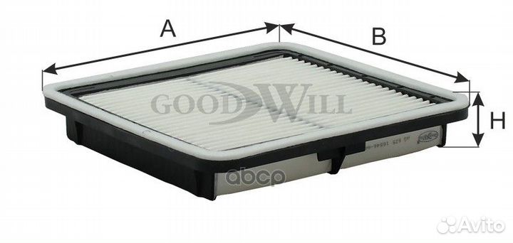 Фильтр воздушный subaru legacy goodwill AG 625 AG