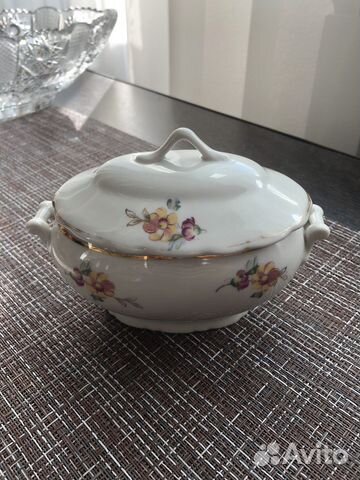 Соусник фарфор Городница 1955 год