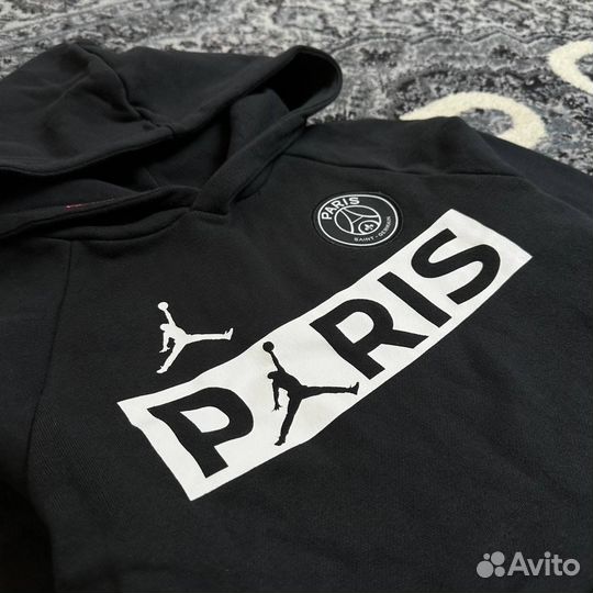 Худи Nike Jordan PSG Black Hoodie