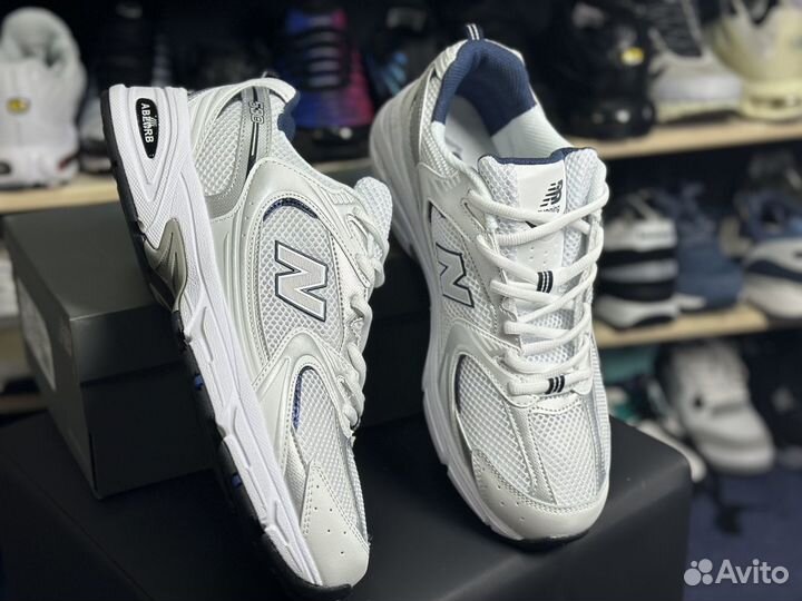 Кроссовки New balance 530 белые 46-49