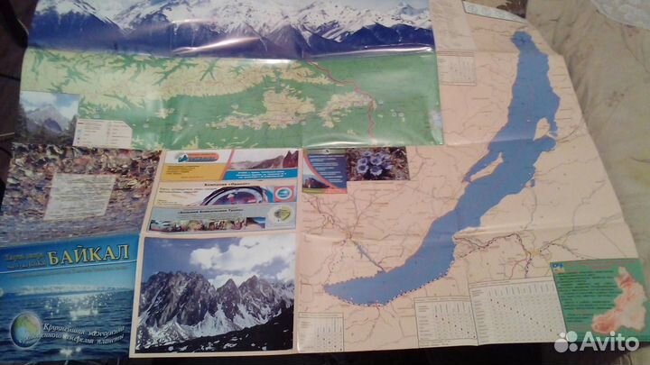 Географич и топогр. карта Котокельского озера