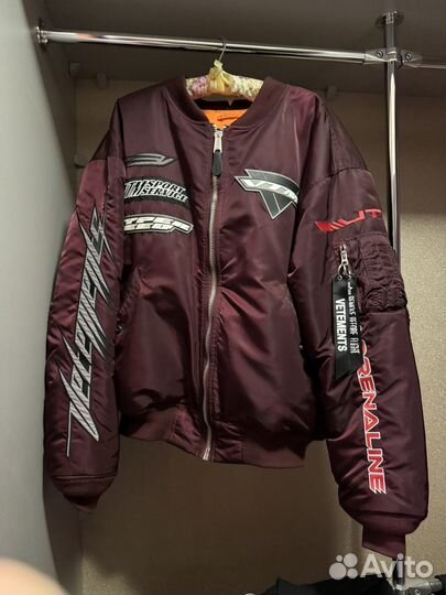 Vetements Racing Bomber Alpha Industries