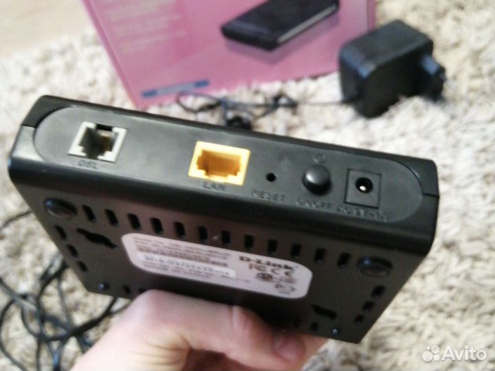 Adsl модем d-link 2500u роутер проводной