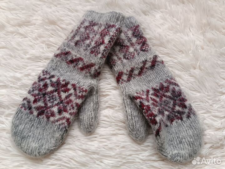 Варежки зимние женские новые