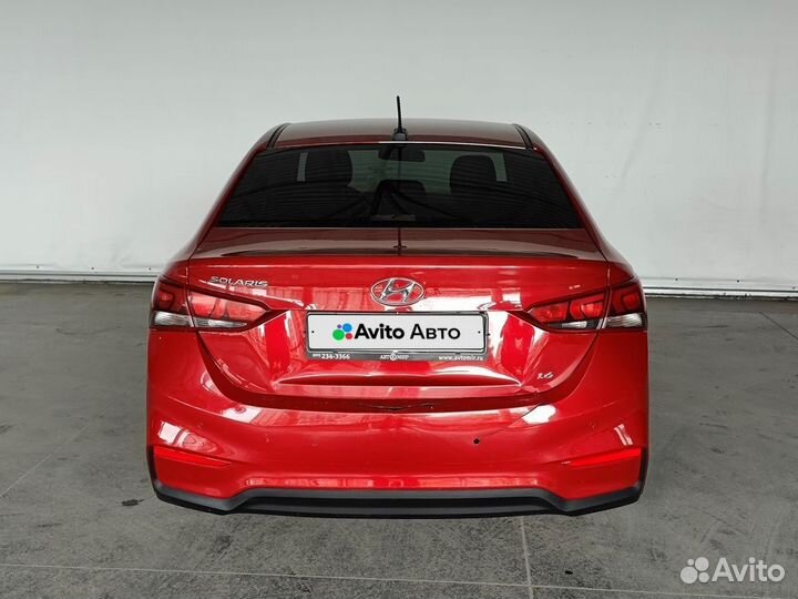 Hyundai Solaris 1.6 AT, 2018, 121 500 км