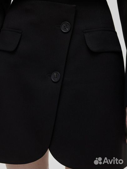 Юбка мини из костюмной ткани aim clo L