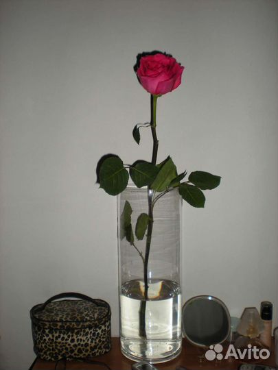 Ваза для цветов, большая. Стекло