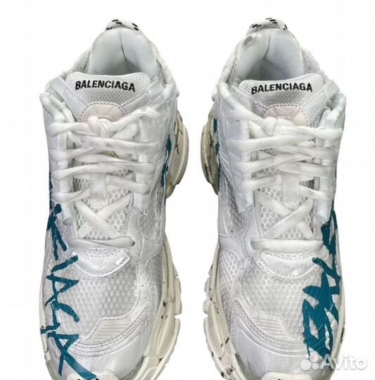 Кроссовки Balenciaga Runner MonoColor Graffiti