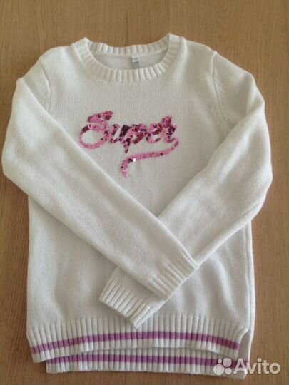 Свитер для девочки 104-128 р-р