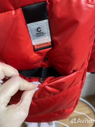 Пуховик зимний новый 44