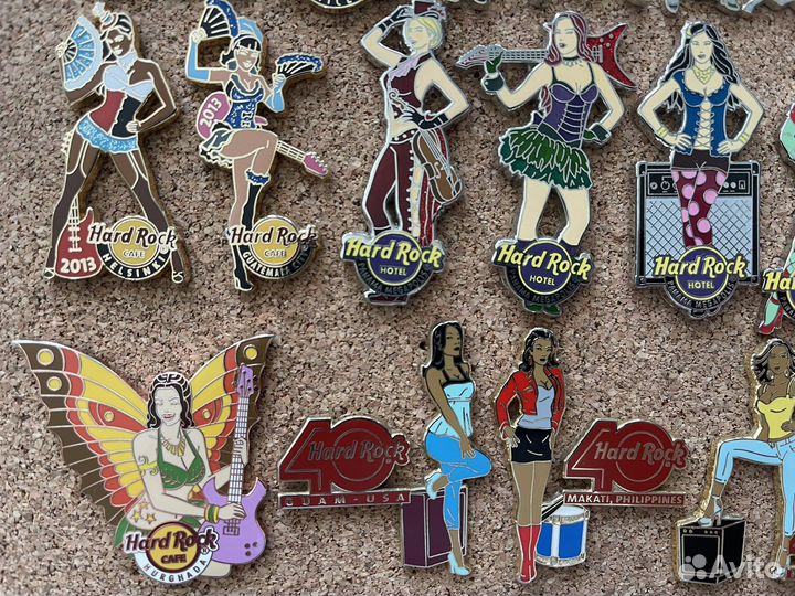 Значки Хард Рок Кафе (Hard Rock Cafe)