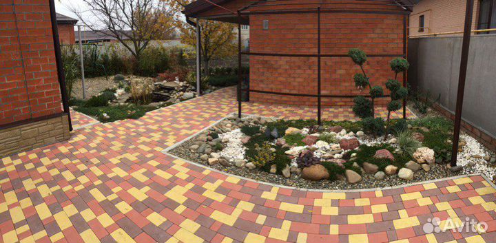 Укладка тротуарной плитки