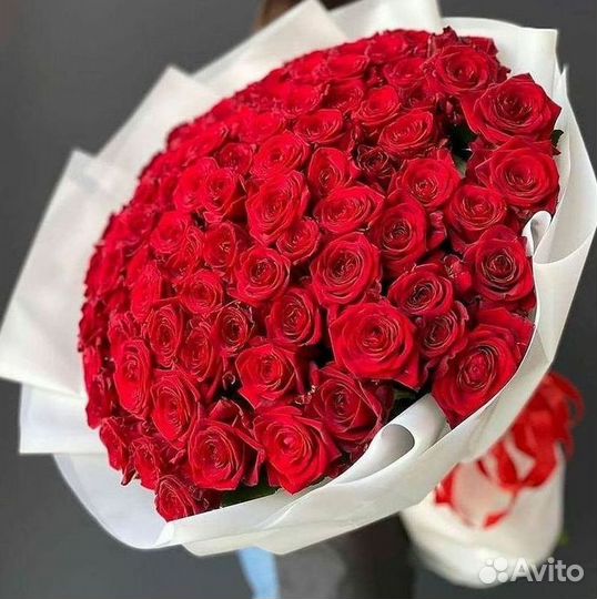 Высокие розы Доставка цветов