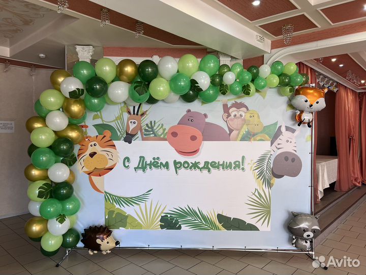 Баннер на день рождения