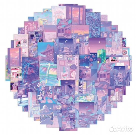 Наклейки/стикеры 1/6