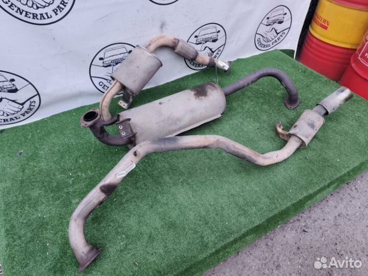 Глушитель в сборе Toyota Land Cruiser HDJ81 1HD-FT