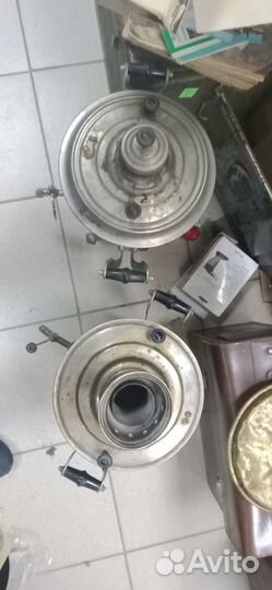Самовары на дровах шишках СССР