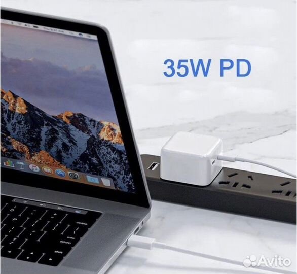 Блок быстрой зарядки на iPhone