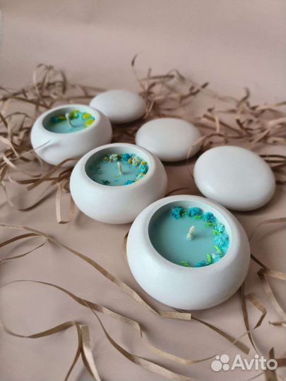 Свечи восковые ручной работы,Гипс ручной работы