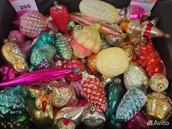 Елочные игрушки СССР