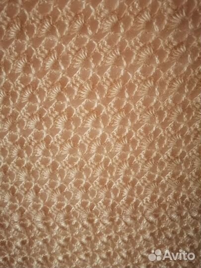 Шаль ажурная крючком (ручная работа)