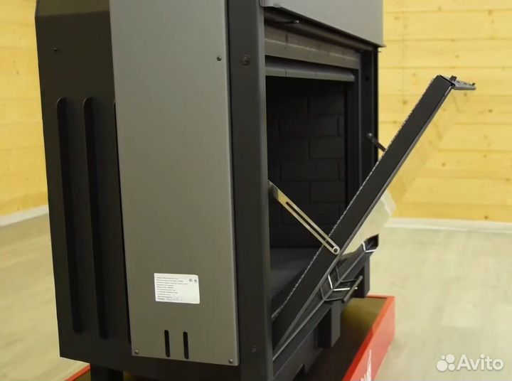 Каминная топка Вега 1200 B принтинг черный шамот п