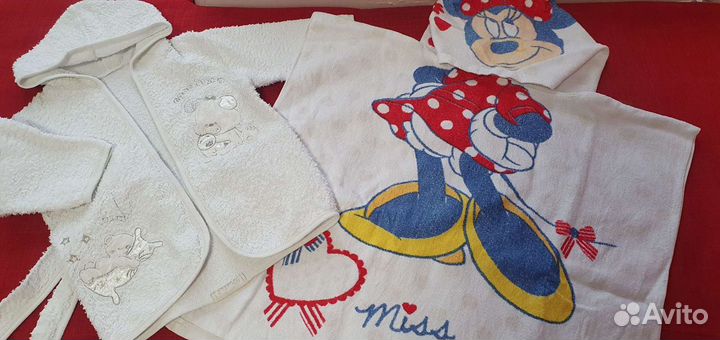 Банный халат и полотенце-пончо