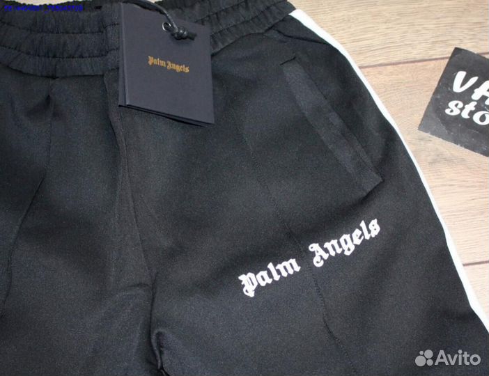 Штаны черные Palm Angels (Арт.52599)