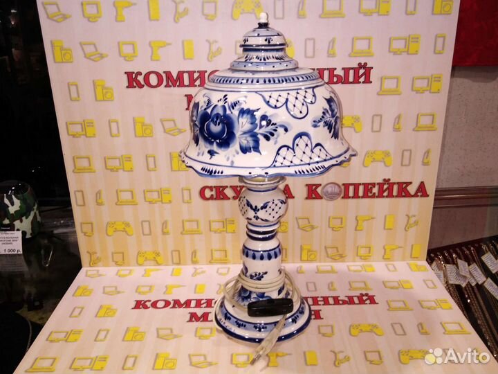 Светильник гжель