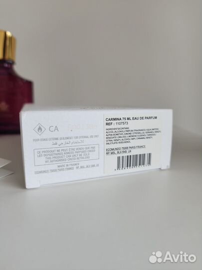 Creed Carmina 75 ml парфюмированая вода