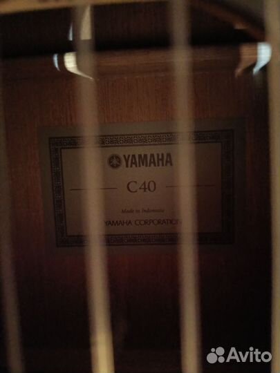 Гитара Yamaha c40 бу